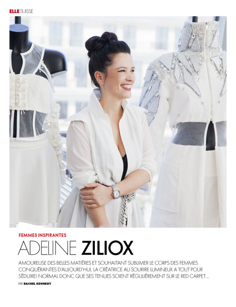 Elle Suisse Revue de presse Adeline Ziliox
