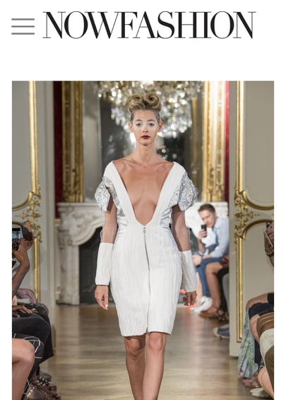 Revue de presse défilé couture "Black Snow & White Storm"