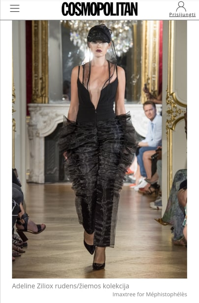 Revue de presse défilé couture "Black Snow & White Storm"