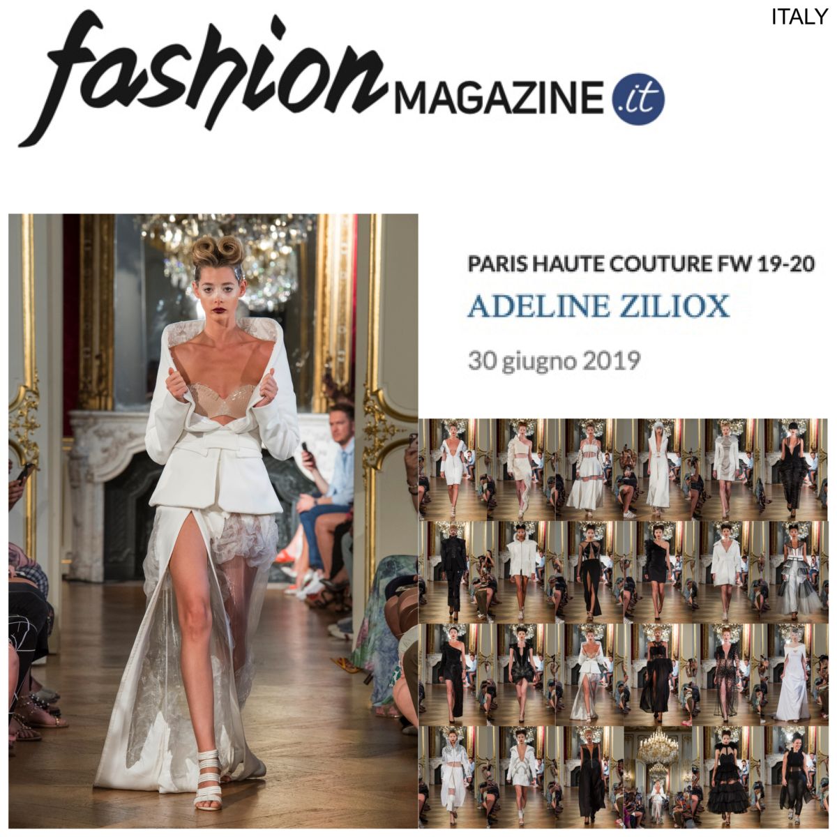 Revue de presse défilé couture "Black Snow & White Storm"