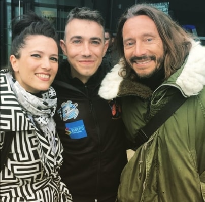 Adeline Ziliox avec Bob Sinclar et Jérémy