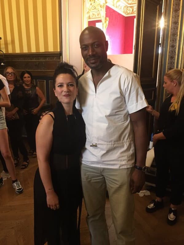 Adeline Ziliox avec Harry Roselmack