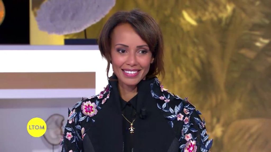 Sonia Rolland porte une création d'Adeline Ziliox