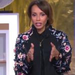 Sonia Rolland porte une création d'Adeline Ziliox