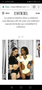 Adeline Ziliox L'officiel web